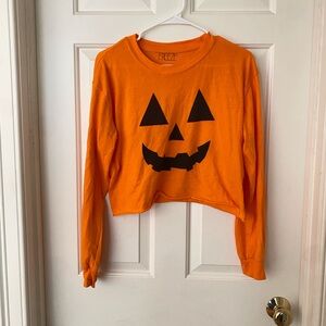 Halloween Jack O Lantern Long Sleeve Shirt